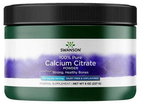 Calcium Citrate Powder, 100% Pure and Dairy-Free - 227 grams