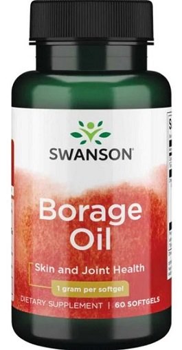 borage oil 1000mg 60 softgels