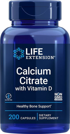 calcium citrate with vitamin d 200 vcaps
