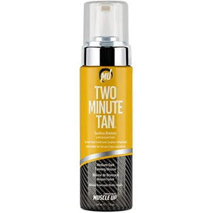 two minute tan sunless bronzer instant glow dark tanning gel 237 ml