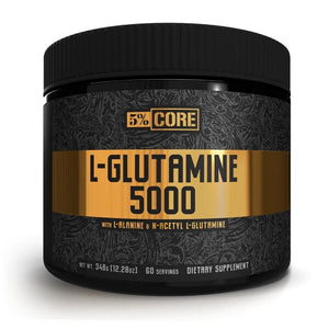 l glutamine 5000 core series unflavoured 348 grams