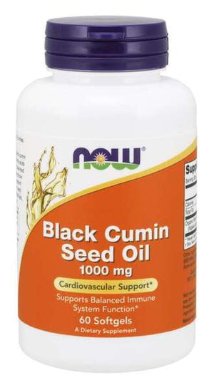 black cumin seed oil 60 softgels now foods