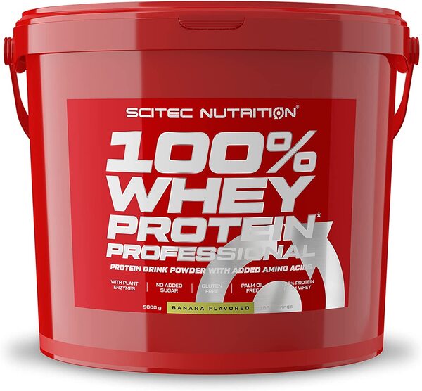 100% Whey Protein Professional, Banana - 5000 grams