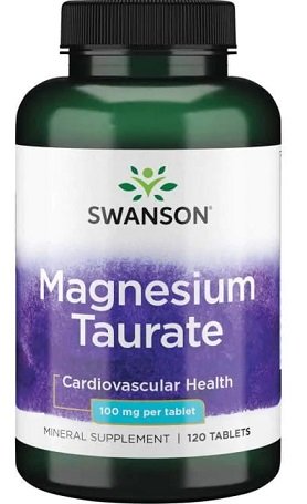 Magnesium Taurate, 100mg - 120 tablets