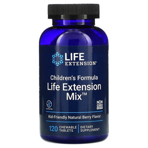 childrens formula life extension mix natural berry 120 chewable tabs