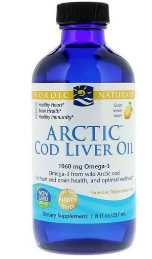 arctic cod liver oil 1060mg lemon 237 ml