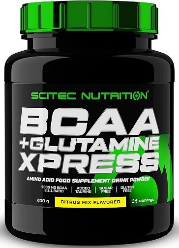 BCAA + Glutamine XPress, Citrus Mix - 300 grams