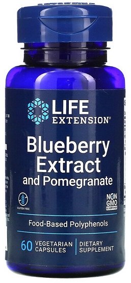 Blueberry Extract with Pomegranate - 60 vcaps