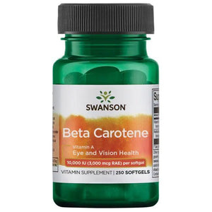 beta carotene vitamin a 5000 iu 250 softgels