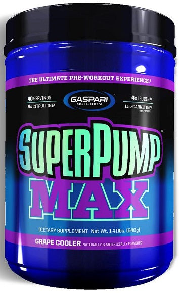 SuperPump MAX, Grape Cooler - 640 grams