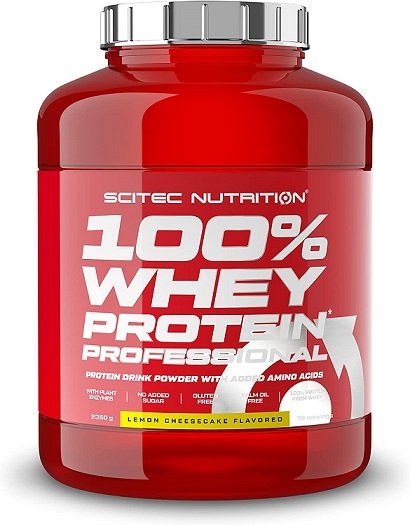 100% Whey Protein Professional, Lemon Cheescake - 2350 grams