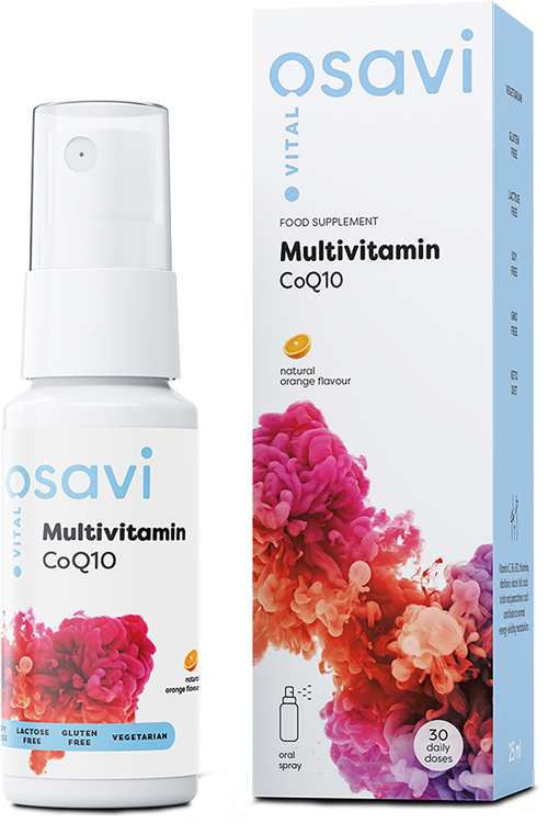 Multivitamin CoQ10 Oral Spray, Orange - 25 ml.
