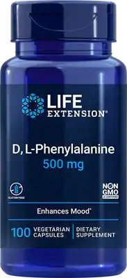 D L-Phenylalanine, 500mg - 100 vcaps