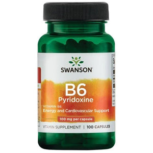 vitamin b 6 pyridoxine 100mg 100 caps