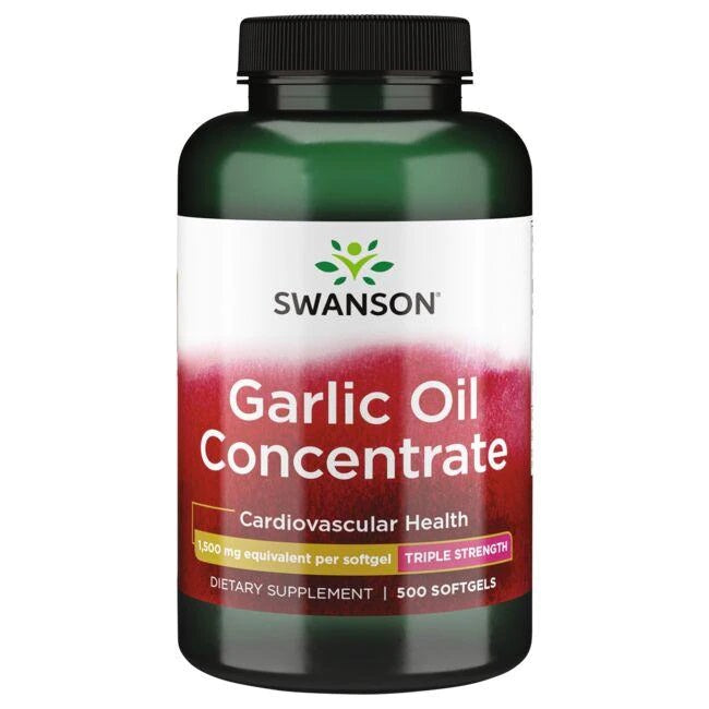 Garlic Oil Concentrate, 1500mg - 500 softgels