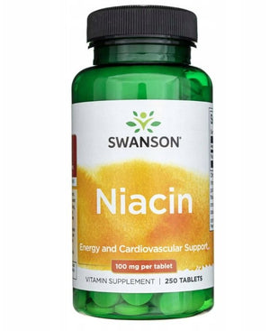 niacin 100mg 250 tablets
