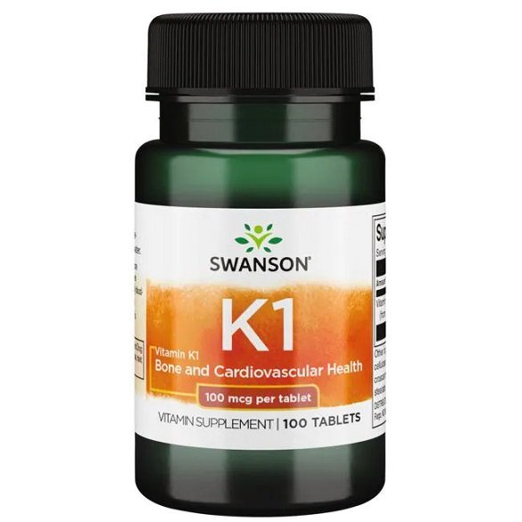 Vitamin K1, 100mcg - 100 tablets