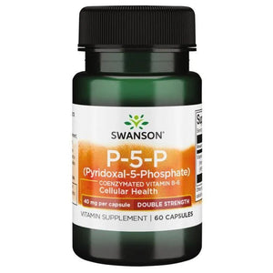 p 5 p pyridoxal 5 phosphate coenzymated vitamin b 6 40mg 60 caps