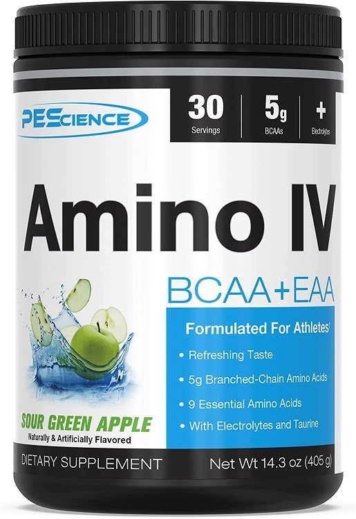 Amino IV, Sour Green Apple - 405 grams