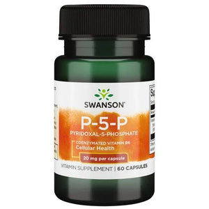 p 5 p pyridoxal 5 phosphate coenzymated vitamin b 6 20mg 60 caps