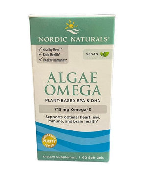 algae omega 715mg omega 3 60 softgels