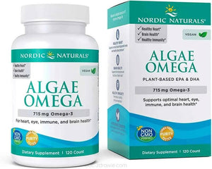 algae omega 715mg omega 3 120 softgels