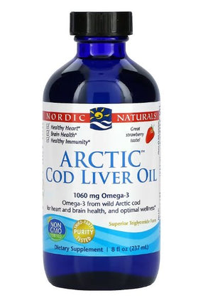 arctic cod liver oil 1060mg strawberry 237 ml