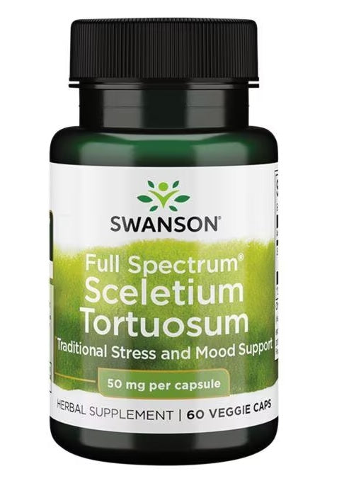 Swanson Full Spectrum Sceletium Tortuosum, 50mg - 60 vcaps