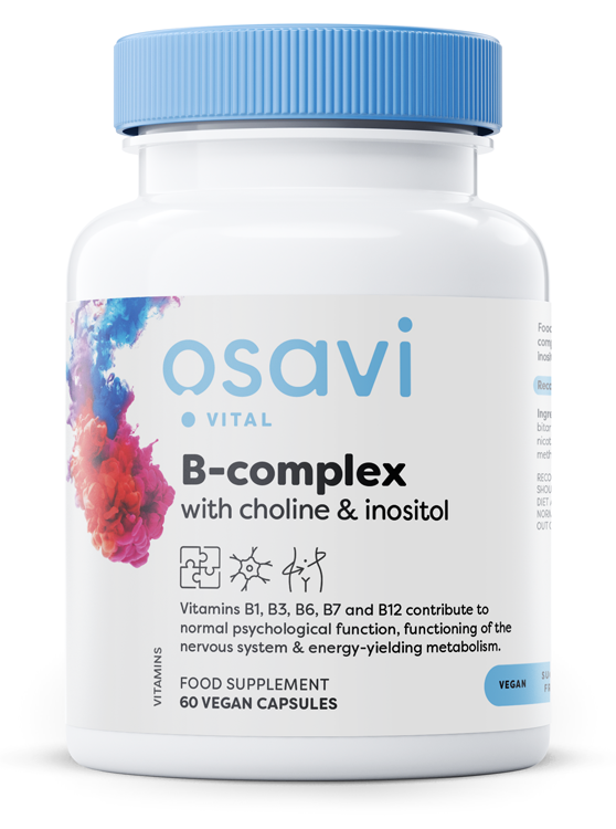 B-Complex with Choline & Inositol - 60 vegan caps