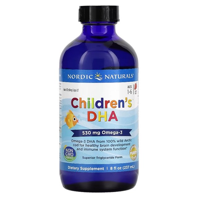 Children's DHA, 530mg Omega-3 (Strawberry) - 237 ml.