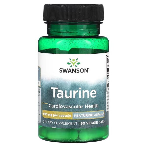 Taurine, 500mg - 60 vcaps