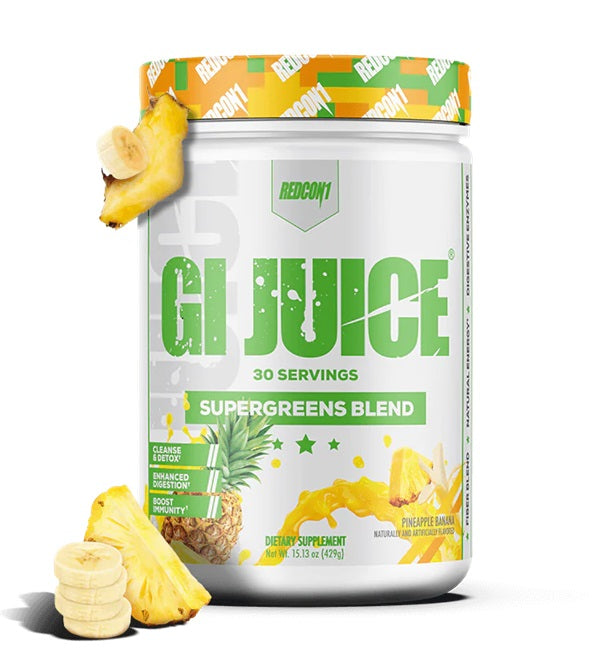 GI Juice Supergreens Blend, Pineapple Banana - 429 grams