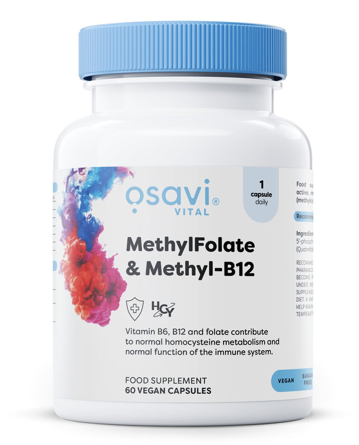 MethylFolate & Methyl-B12 - 60 vegan caps