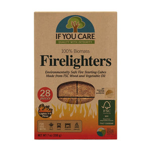 If You Care  100% Biomass Firelighters 200g