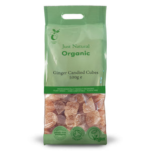 Just Natural  Organic Ginger Cubes 500g