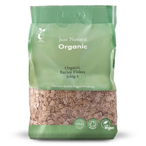 Just Natural  Organic Barley Flakes 500g