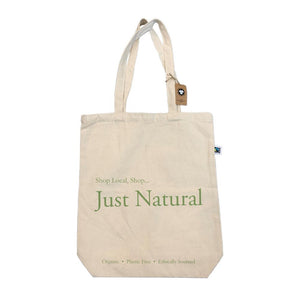 Just Natural  Organic & Fair Trade Cotton Tote Bag
