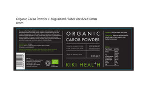 organic carob powder 185g