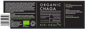 organic chaga mushroom extract 60s