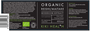 organic reishi maitake mushroom extract 60s