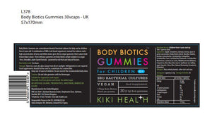 body biotics gummies for children 30s