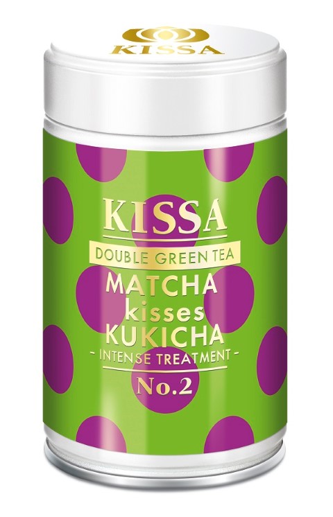 KISSA Double Green Tea Matcha Kisses Kukicha 70g