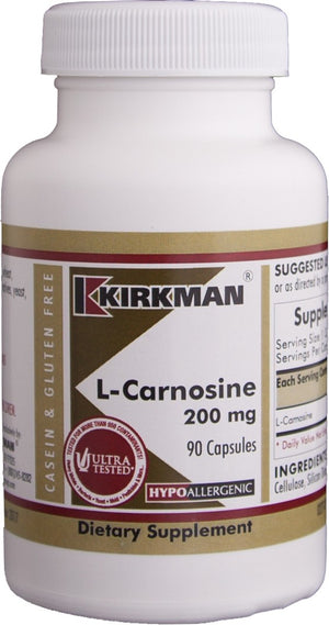 Kirkmans L-Carnosine 200mg 90's