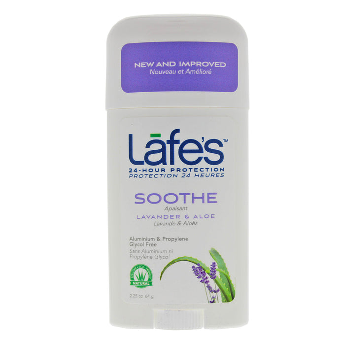 Lafe's Deodorant Stick Soothe Lavender & Aloe 63g