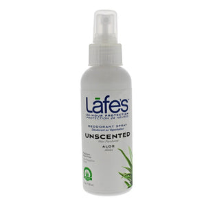 Lafe's Deodorant Spray Unscented Aloe 118ml