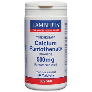 calcium pantothenate 500mg 60s