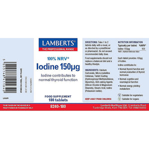 iodine 150ug 180s