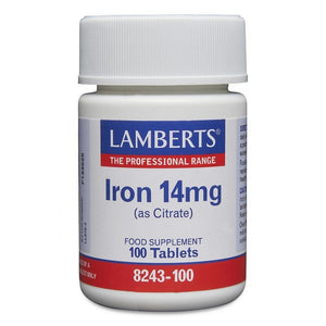 iron 14mg as citrate 100s