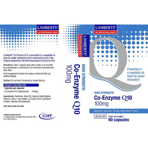 co enzyme q10 100mg 60s