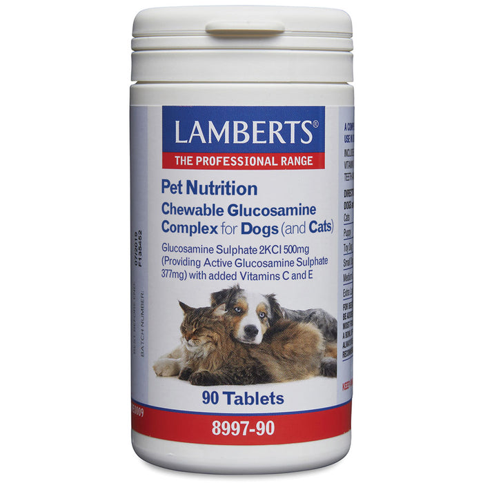 Lamberts Pet Nutrition Chewable Glucosamine Complex for Dogs (and Cats) 90's